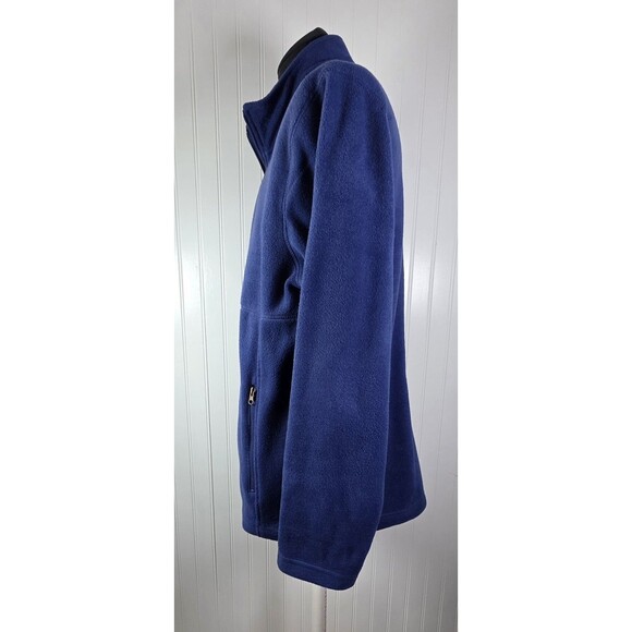 Stanley Fleece Royal Blue Full Zip Performance Jacket Mens Size XL Drawstring - Picture 5 of 14